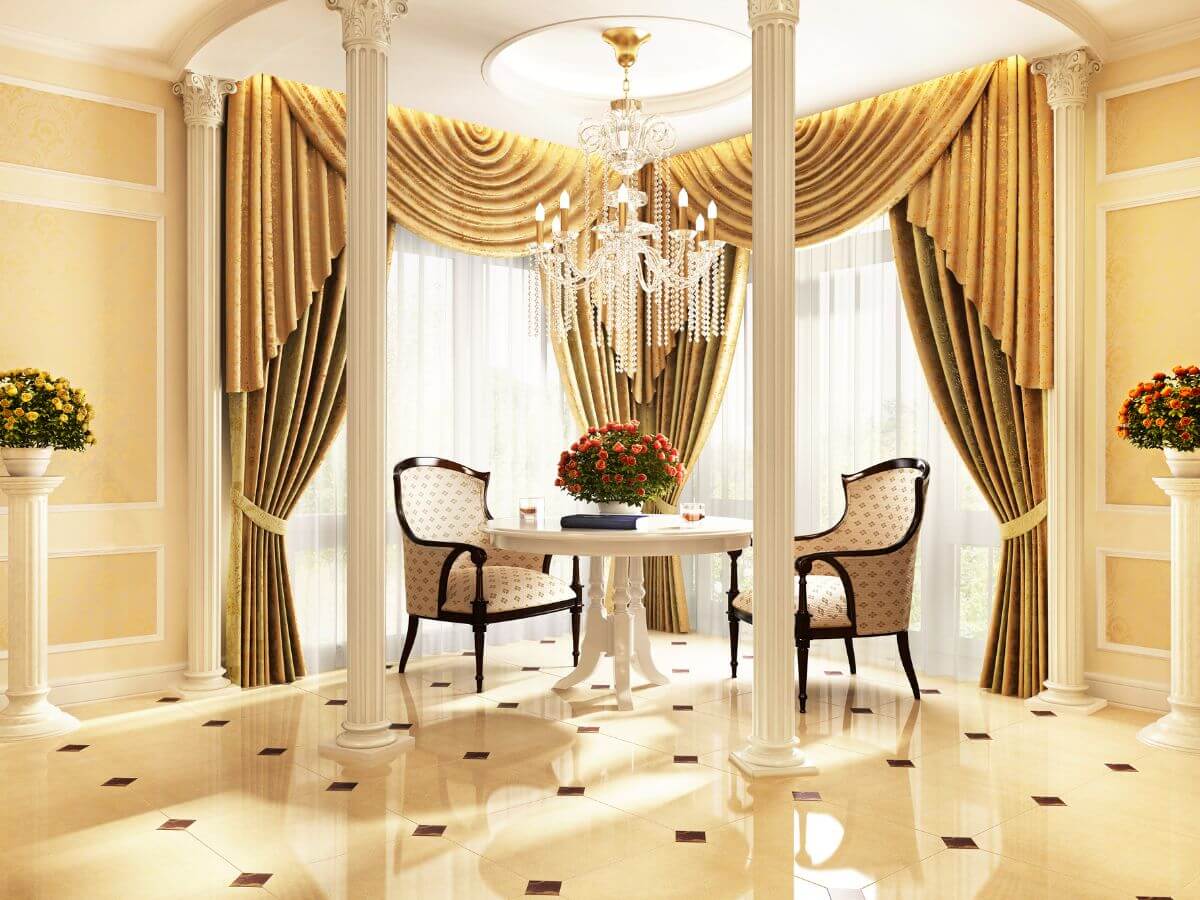 Window Curtains in Living Rooms